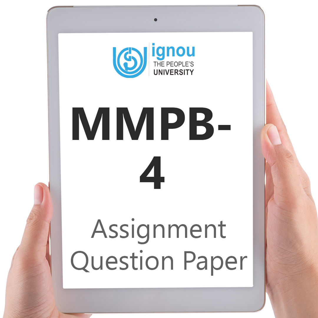IGNOU MMPB-004 Assignment Question Paper Free Download (2023-24)