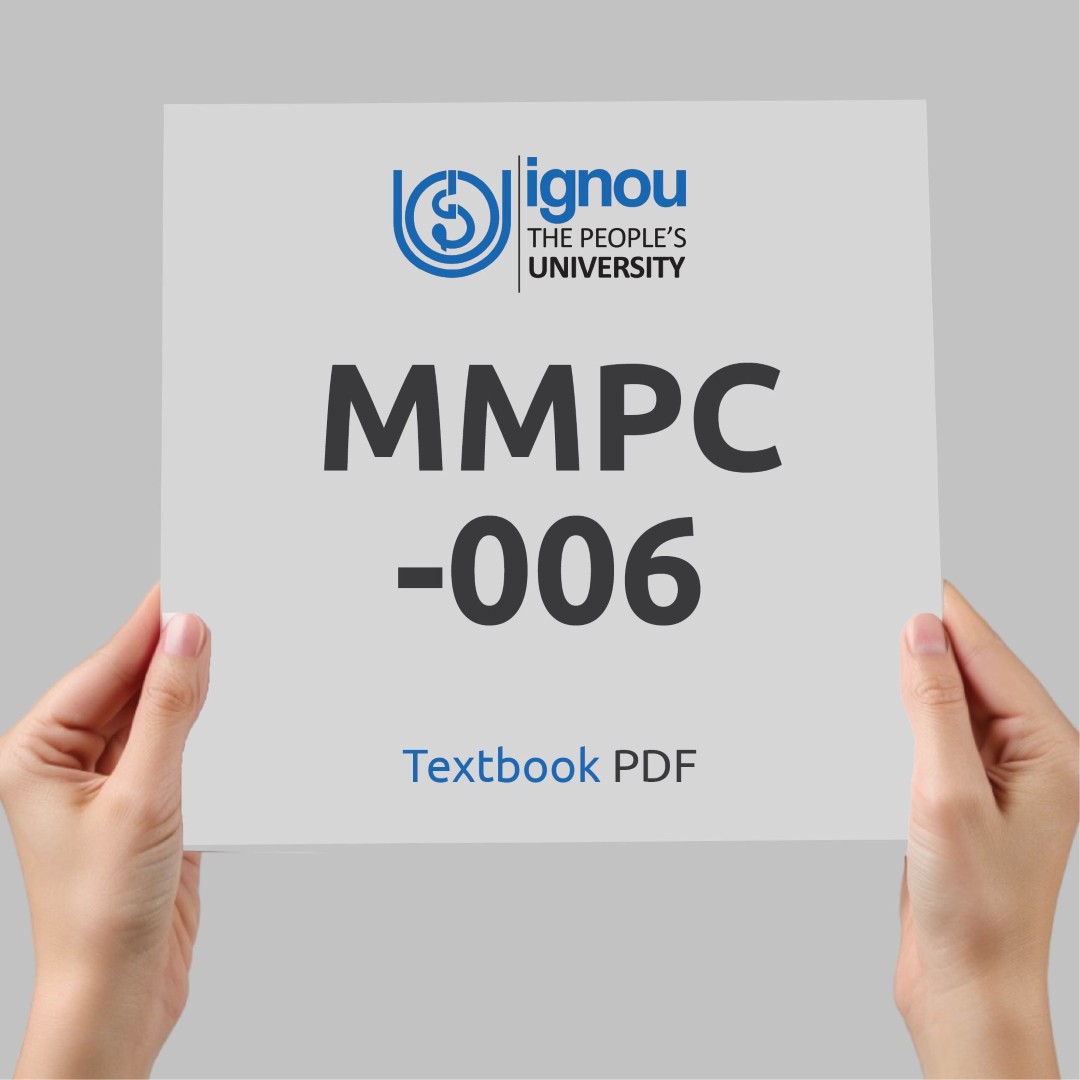 IGNOU MMPC-006 Study Material & Textbook Download