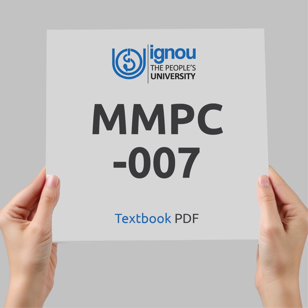 IGNOU MMPC-007 Study Material & Textbook Download