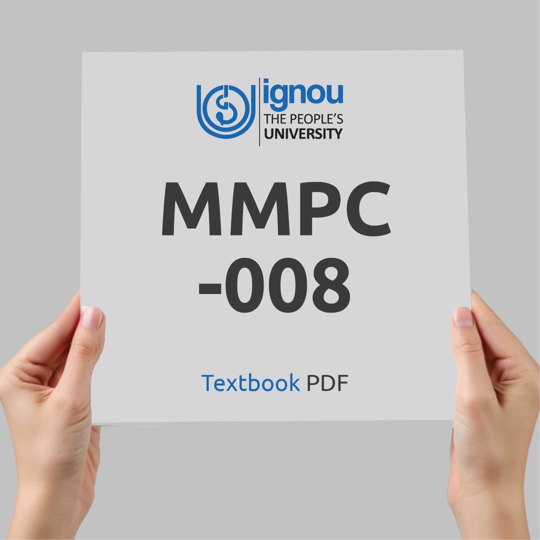 IGNOU MMPC-008 Study Material & Textbook Download