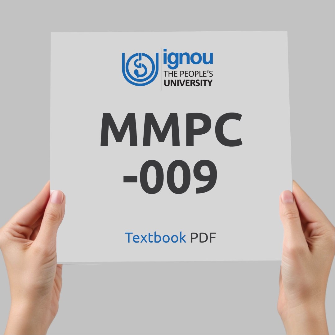 IGNOU MMPC-009 Study Material & Textbook Download