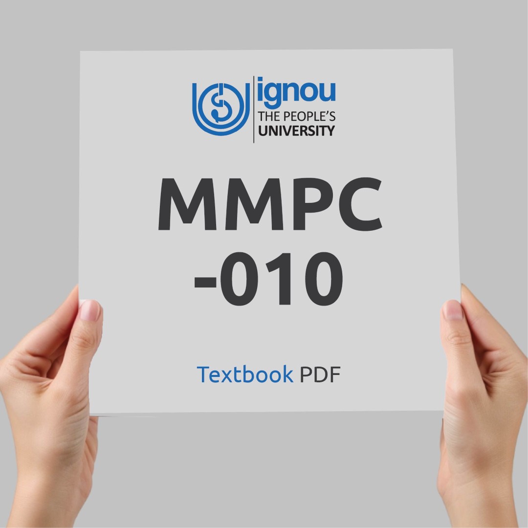 IGNOU MMPC-010 Study Material & Textbook Download