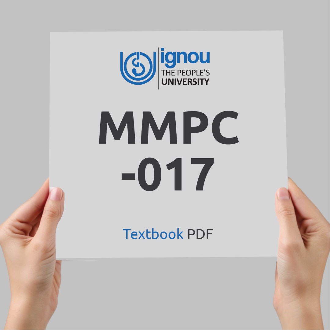 IGNOU MMPC-017 Study Material & Textbook Download