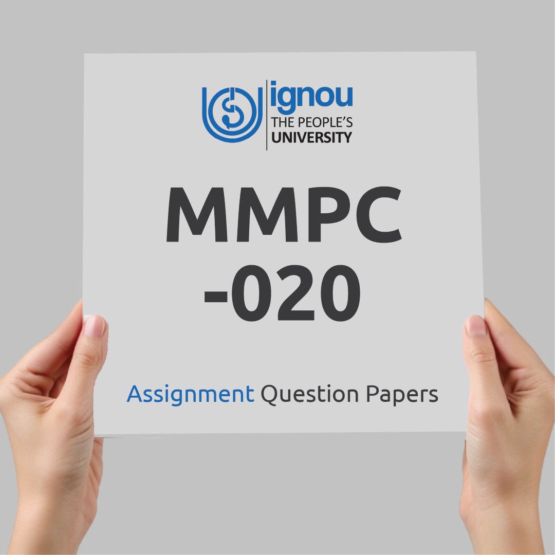 IGNOU MMPC-020 Assignment Question Paper Free Download (2023-24)