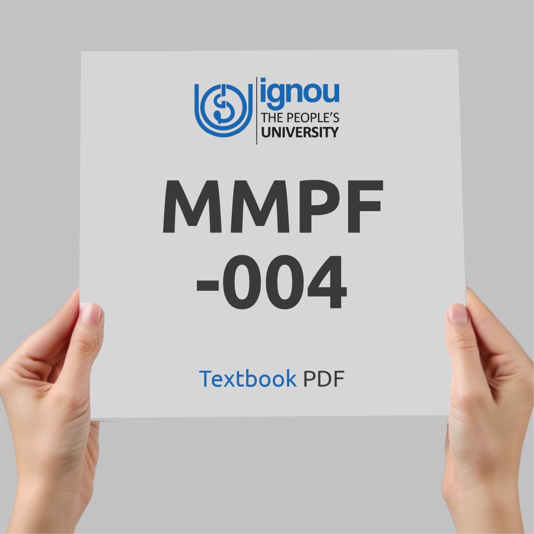 IGNOU MMPF-004 Study Material & Textbook Download