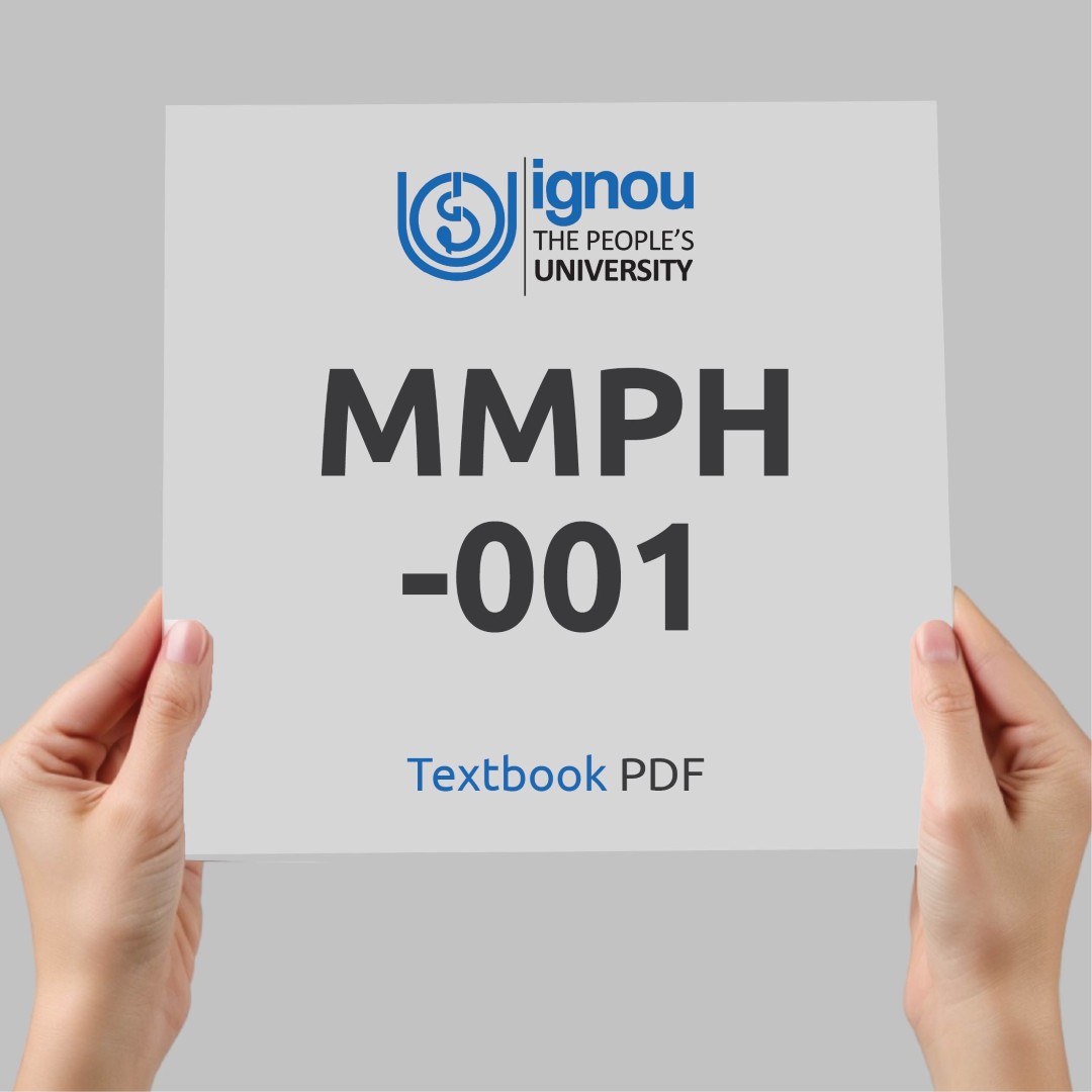 IGNOU MMPH-001 Study Material & Textbook Download