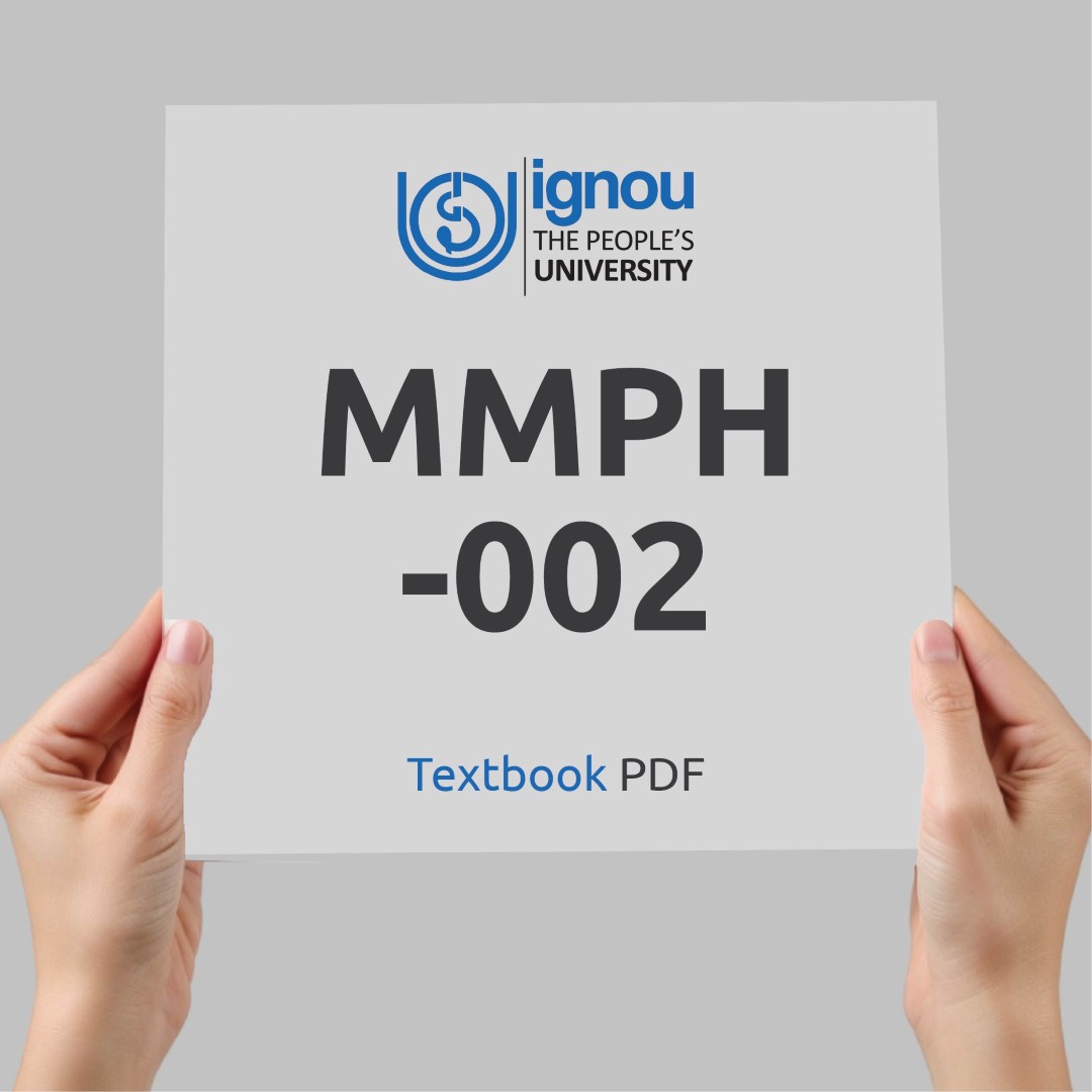 IGNOU MMPH-002 Study Material & Textbook Download