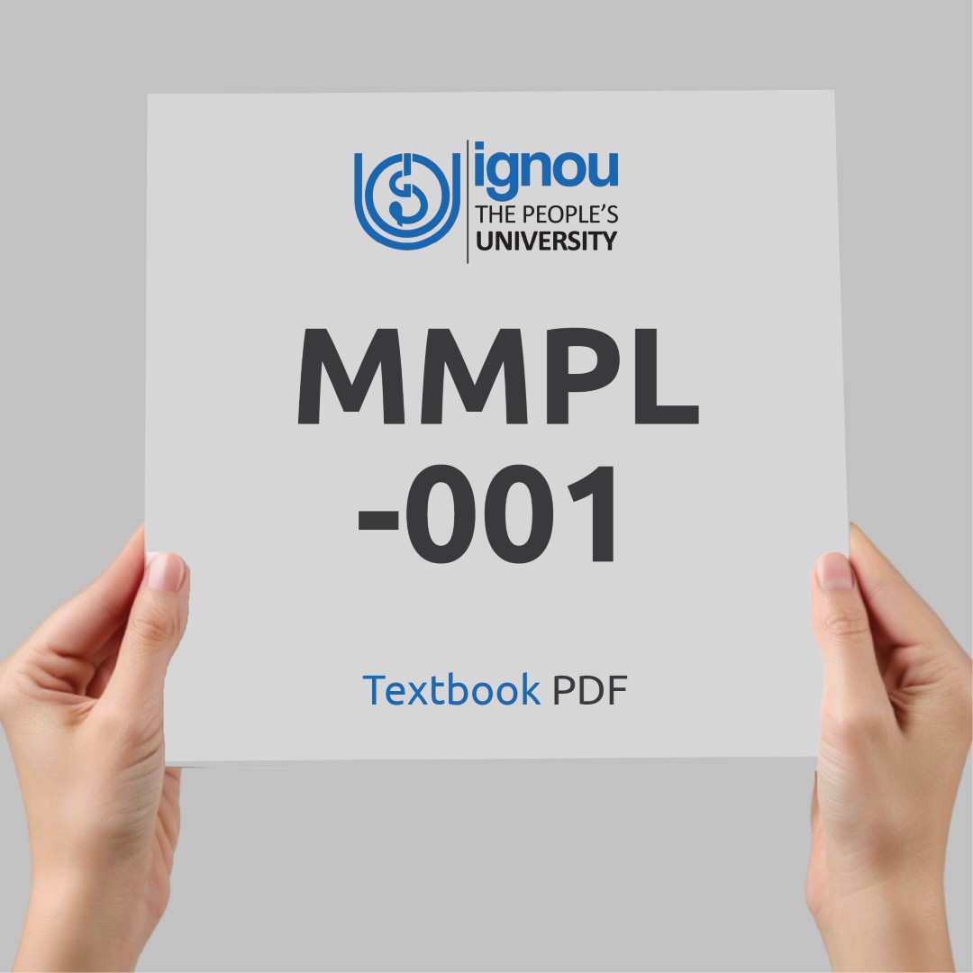 IGNOU MMPL-001 Study Material & Textbook Download