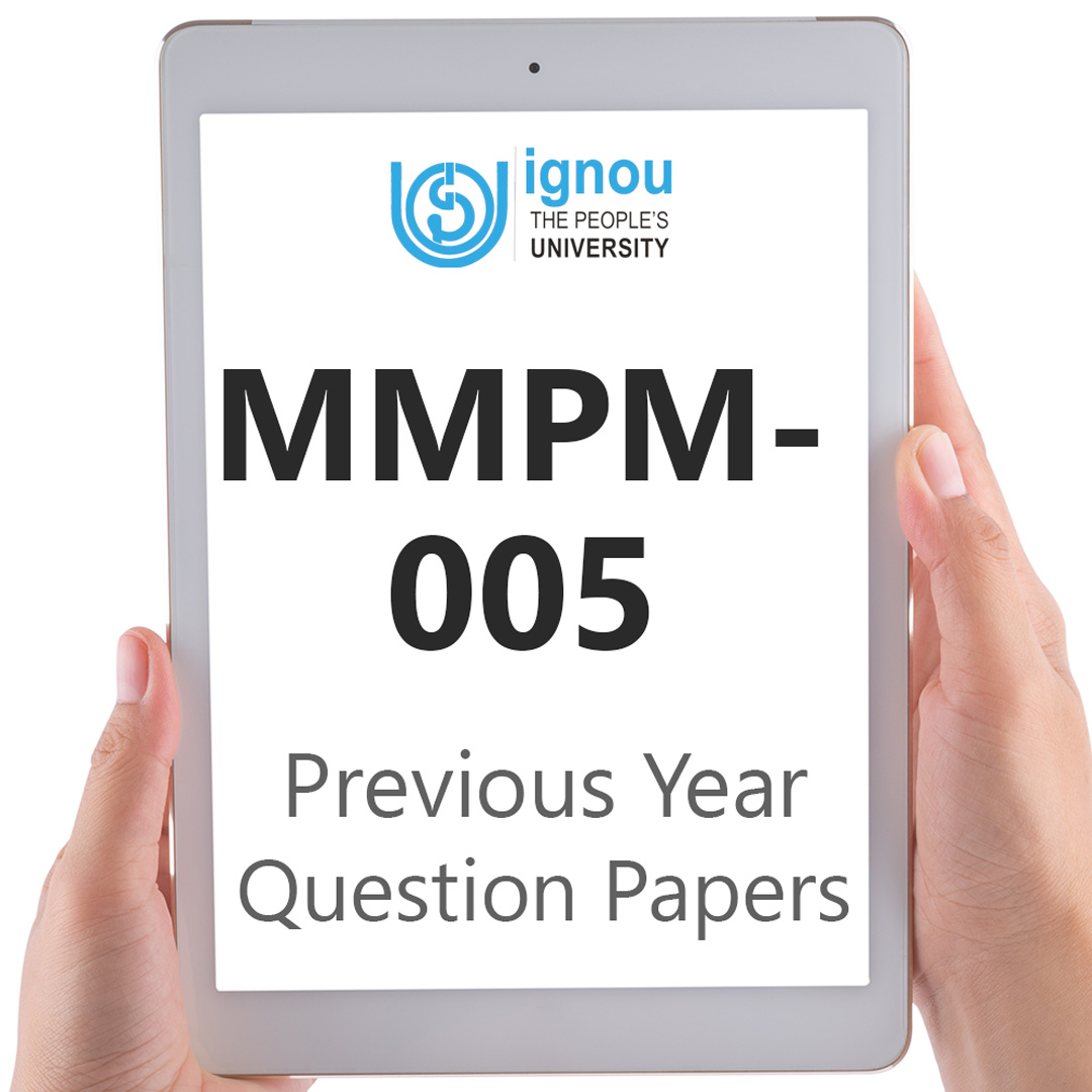 IGNOU MMPM-005 Previous Year Exam Question Papers