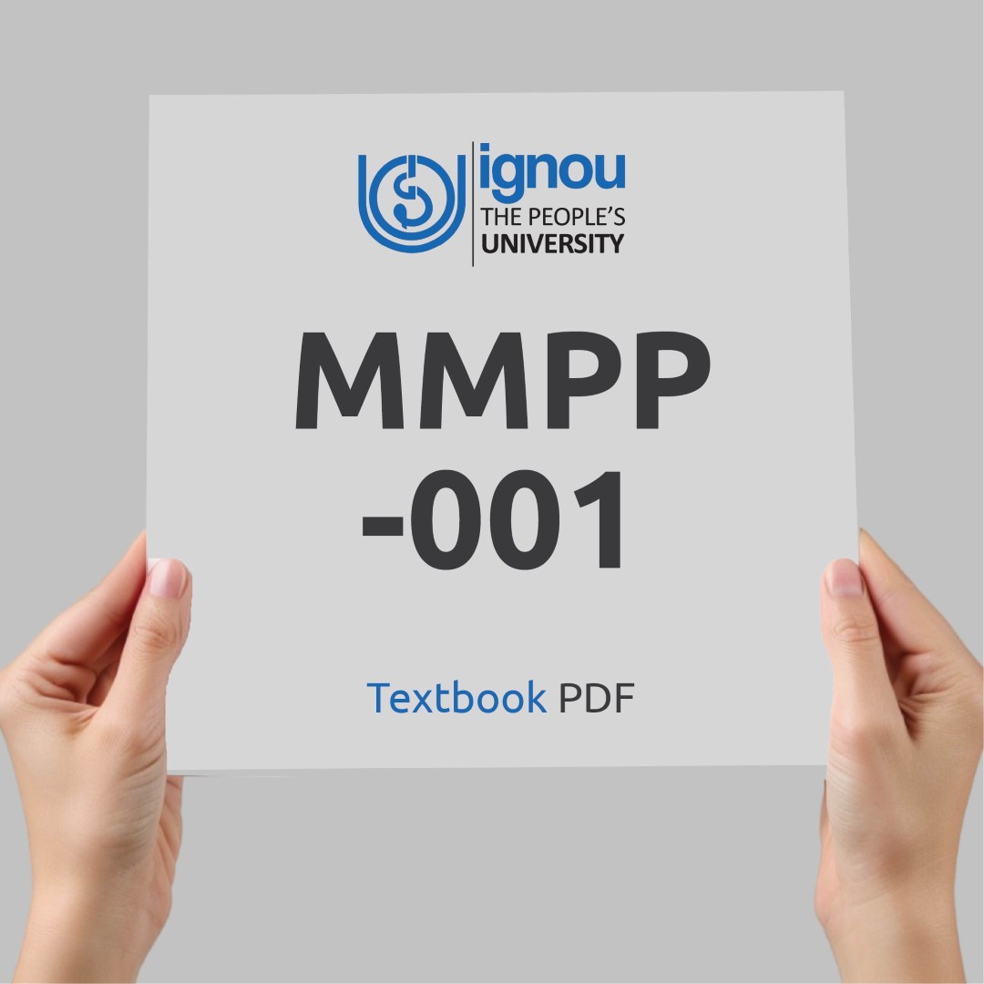 IGNOU MMPP-001 Study Material & Textbook Download
