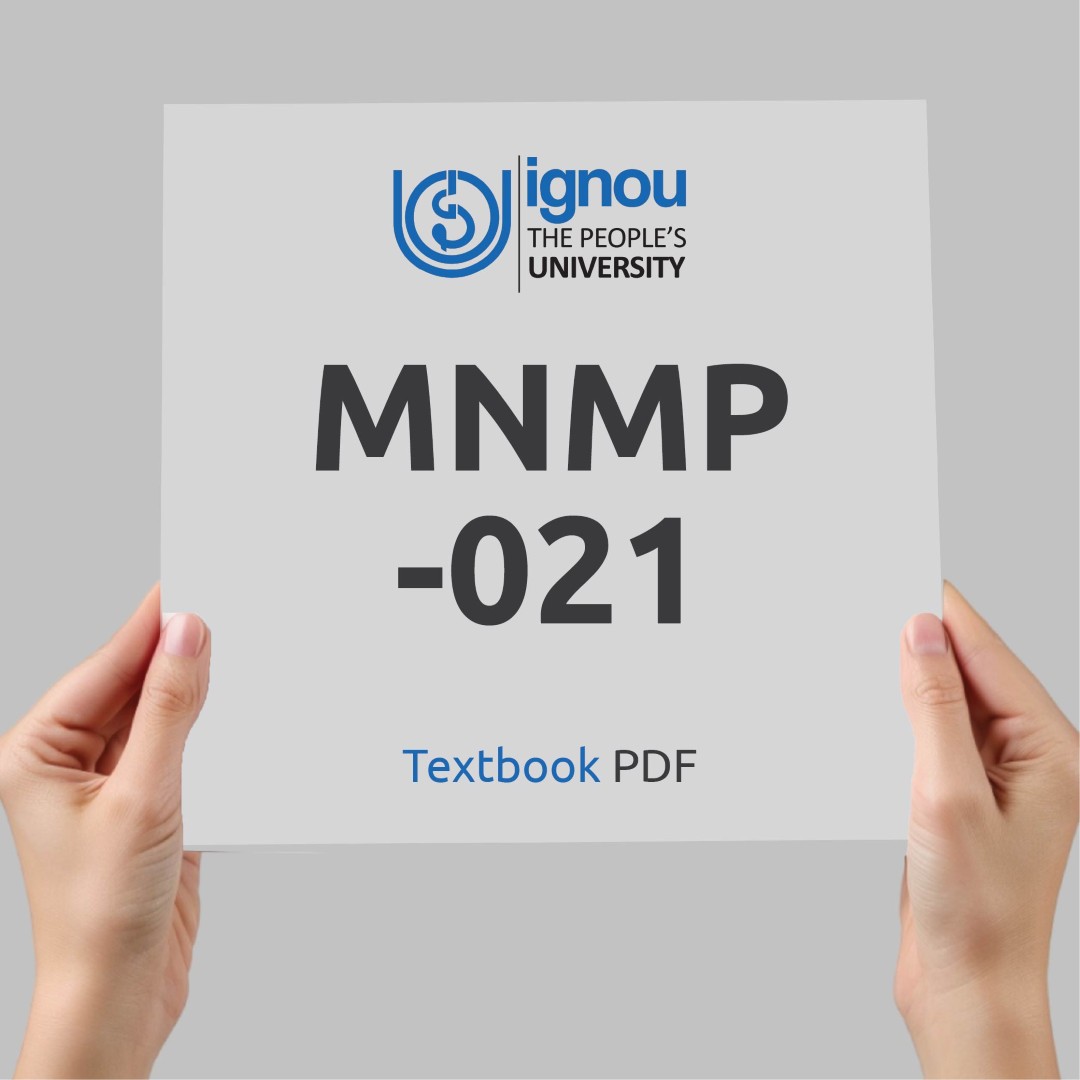 IGNOU MNMP-021 Study Material & Textbook Download