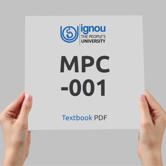 IGNOU MPC-001 Study Material & Textbook Download