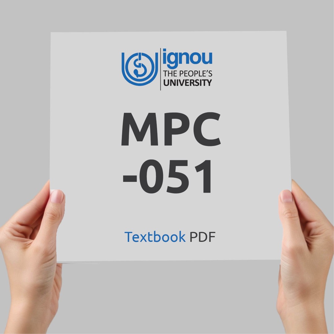 IGNOU MPC-051 Study Material & Textbook Download