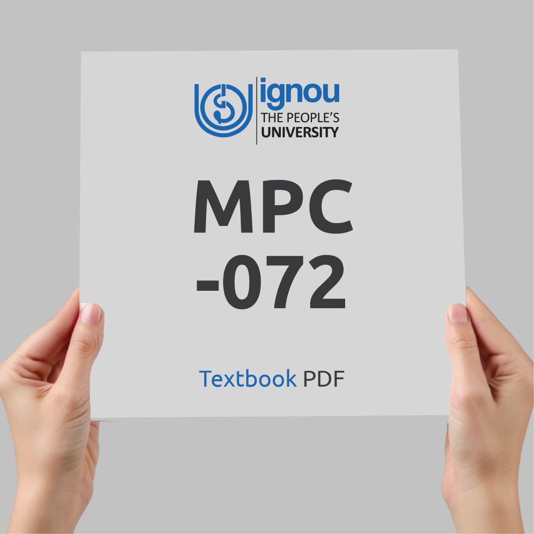 IGNOU MPC-072 Study Material & Textbook Download