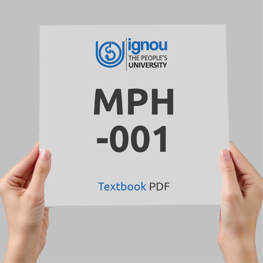 IGNOU MPH-001 Study Material & Textbook Download