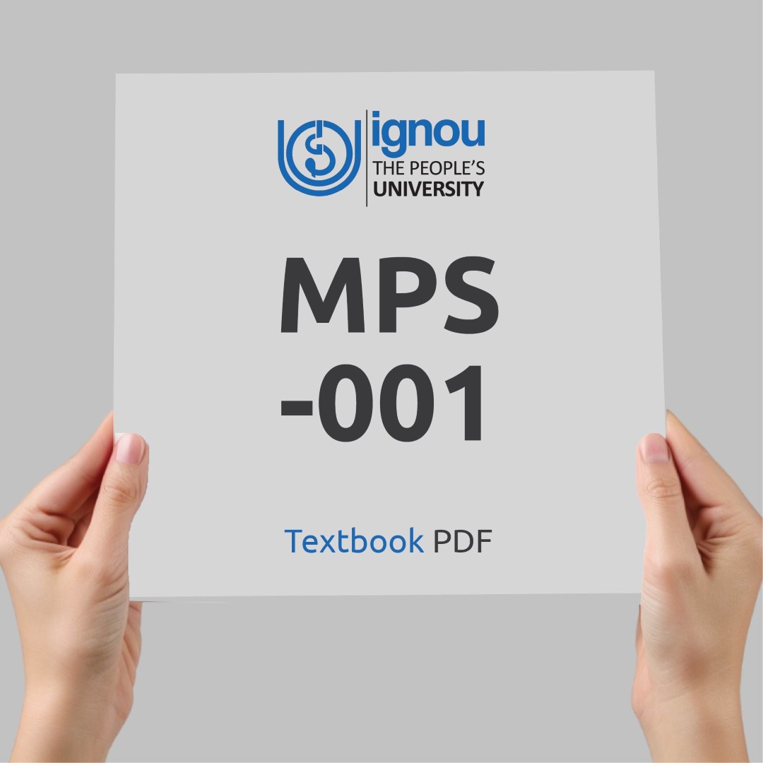 IGNOU MPS-001 Study Material & Textbook Download