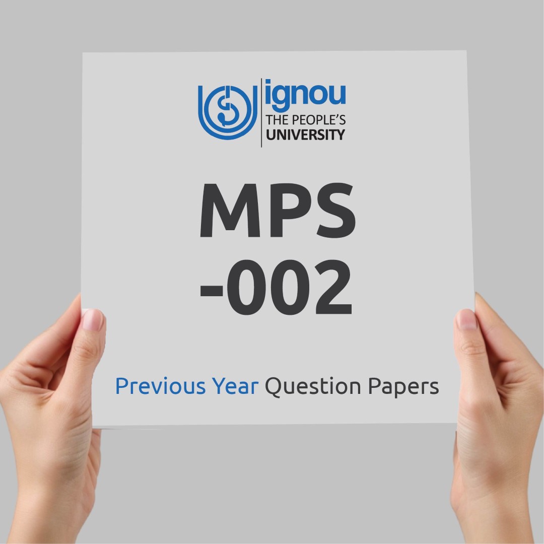 IGNOU MPS-002 Previous Year Exam Question Papers