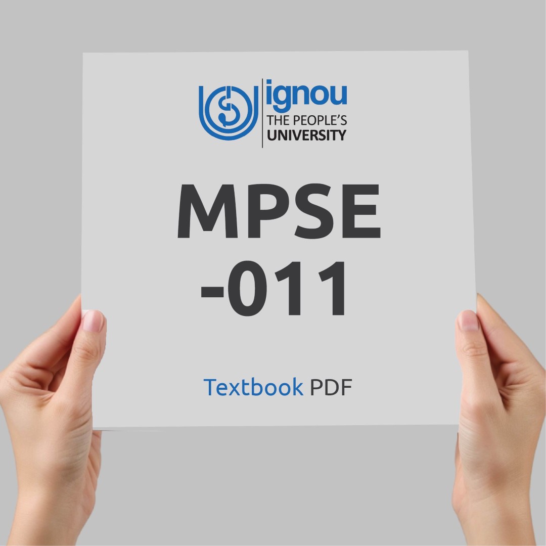 IGNOU MPSE-011 Study Material & Textbook Download