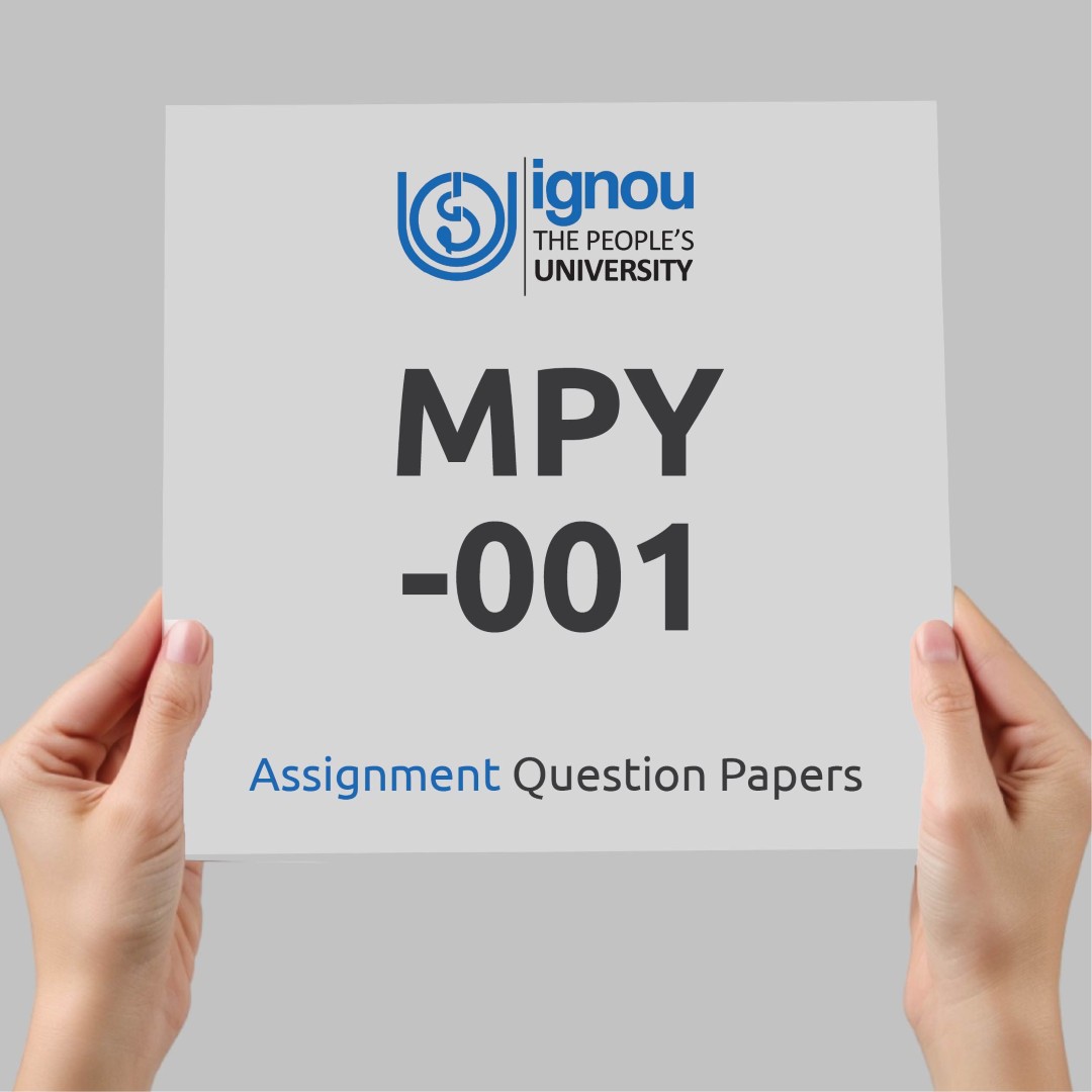 IGNOU MPY-001 Assignment Question Paper Free Download (2023-24)