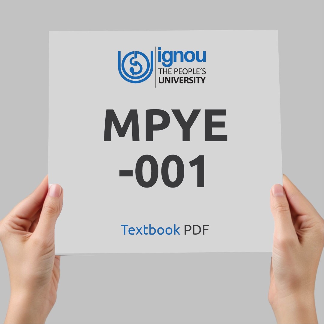 IGNOU MPYE-001 Study Material & Textbook Download