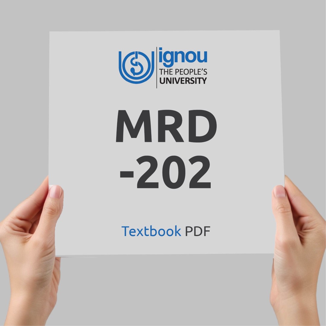 IGNOU MRD-202 Study Material & Textbook Download