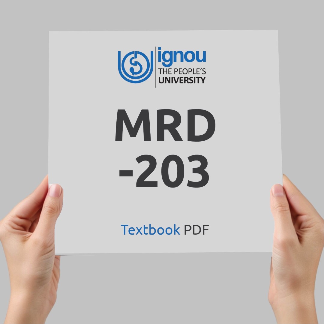 IGNOU MRD-203 Study Material & Textbook Download
