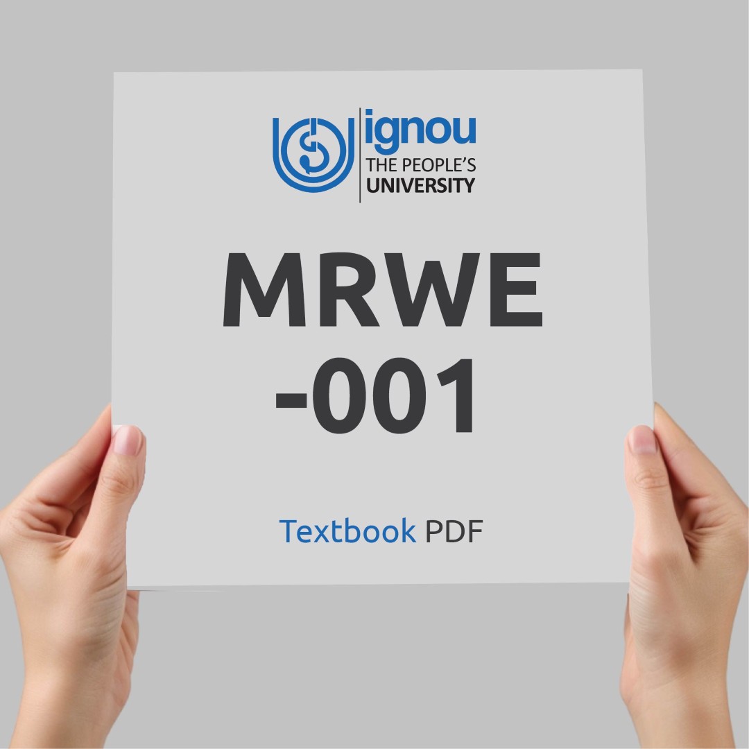 IGNOU MRWE-001 Study Material & Textbook Download