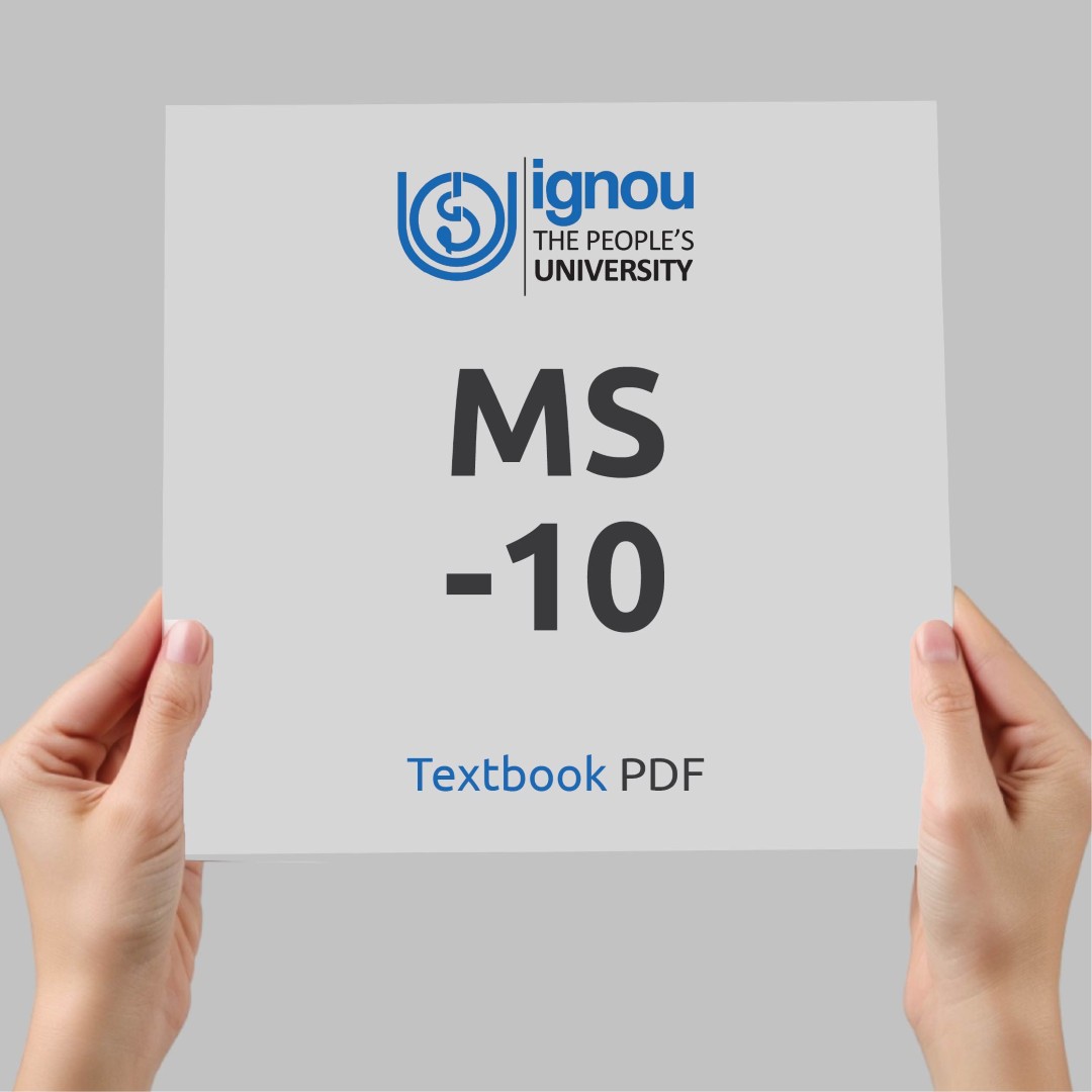 IGNOU MS-10 Study Material & Textbook Download