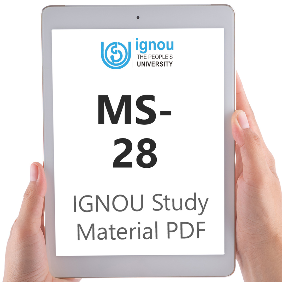 IGNOU MS-28 Study Material & Textbook Download