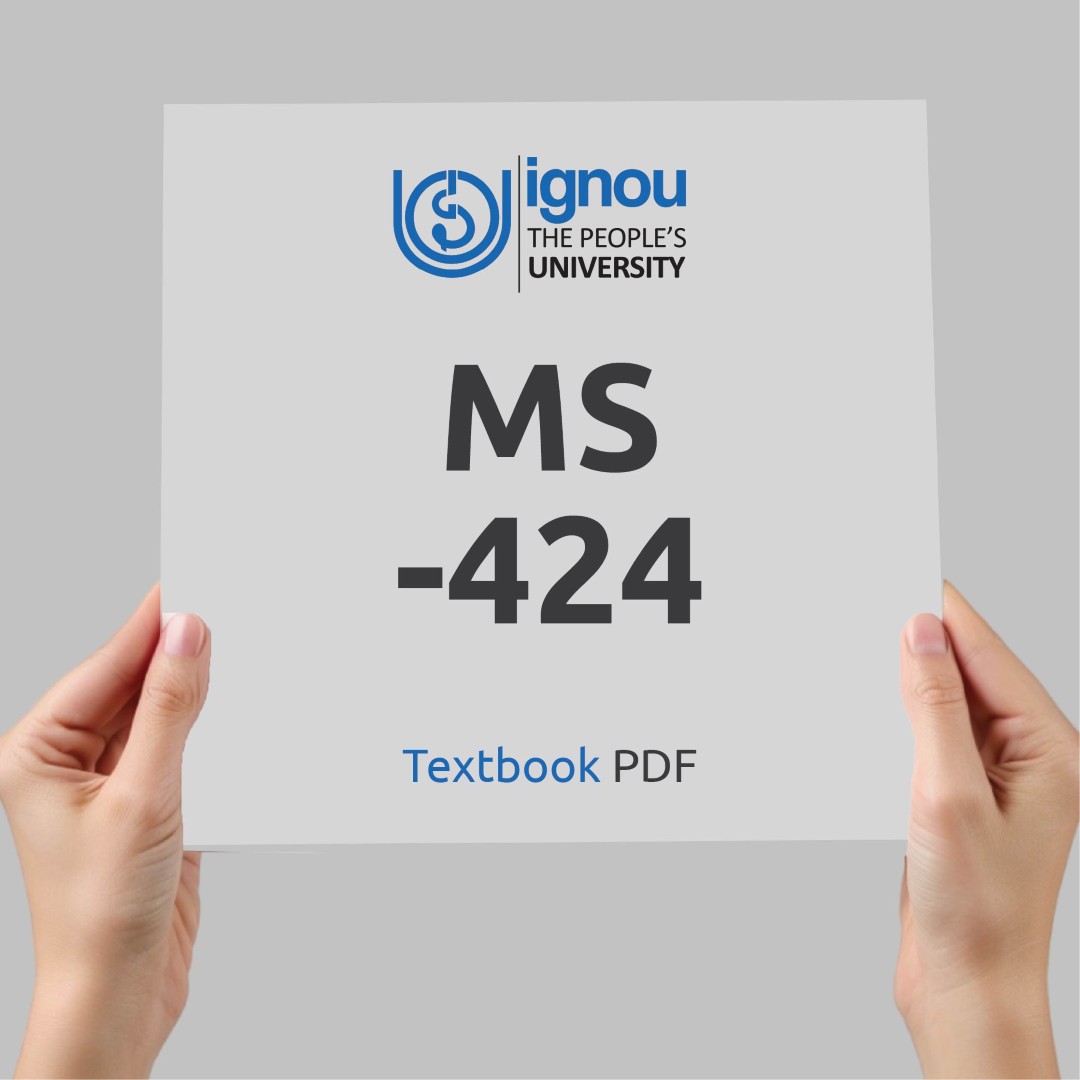 IGNOU MS-424 Study Material & Textbook Download