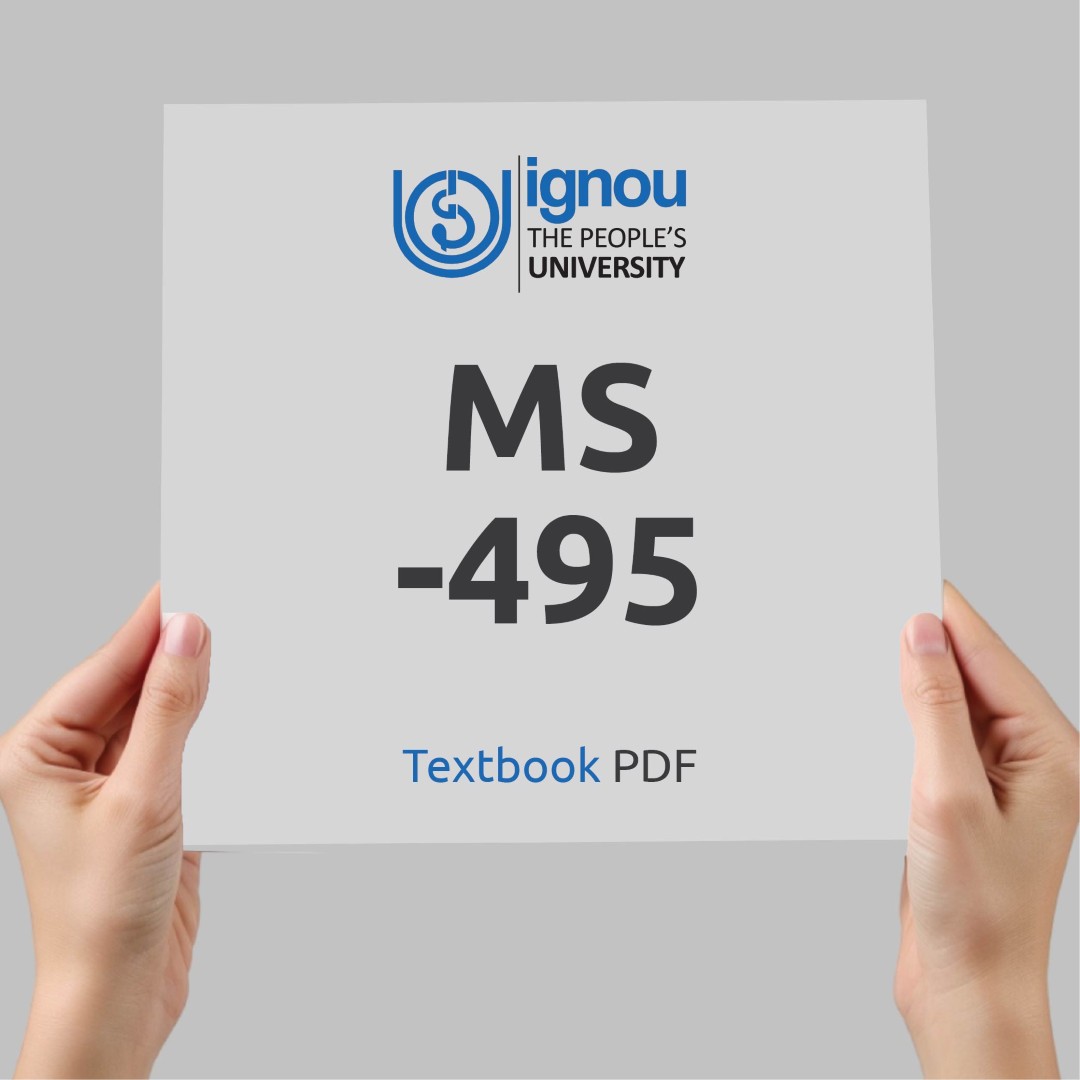 IGNOU MS-495 Study Material & Textbook Download