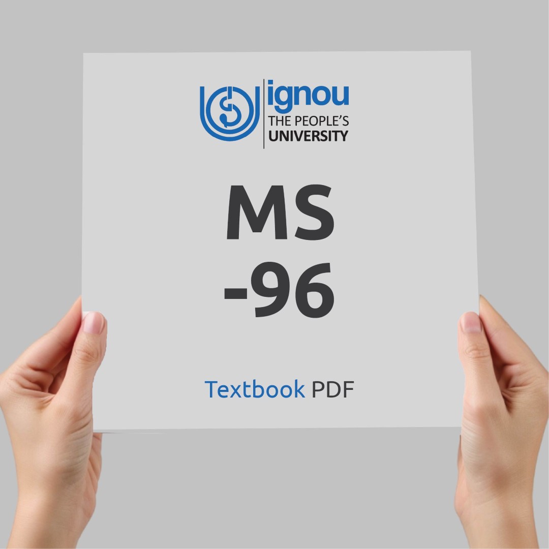 IGNOU MS-96 Study Material & Textbook Download