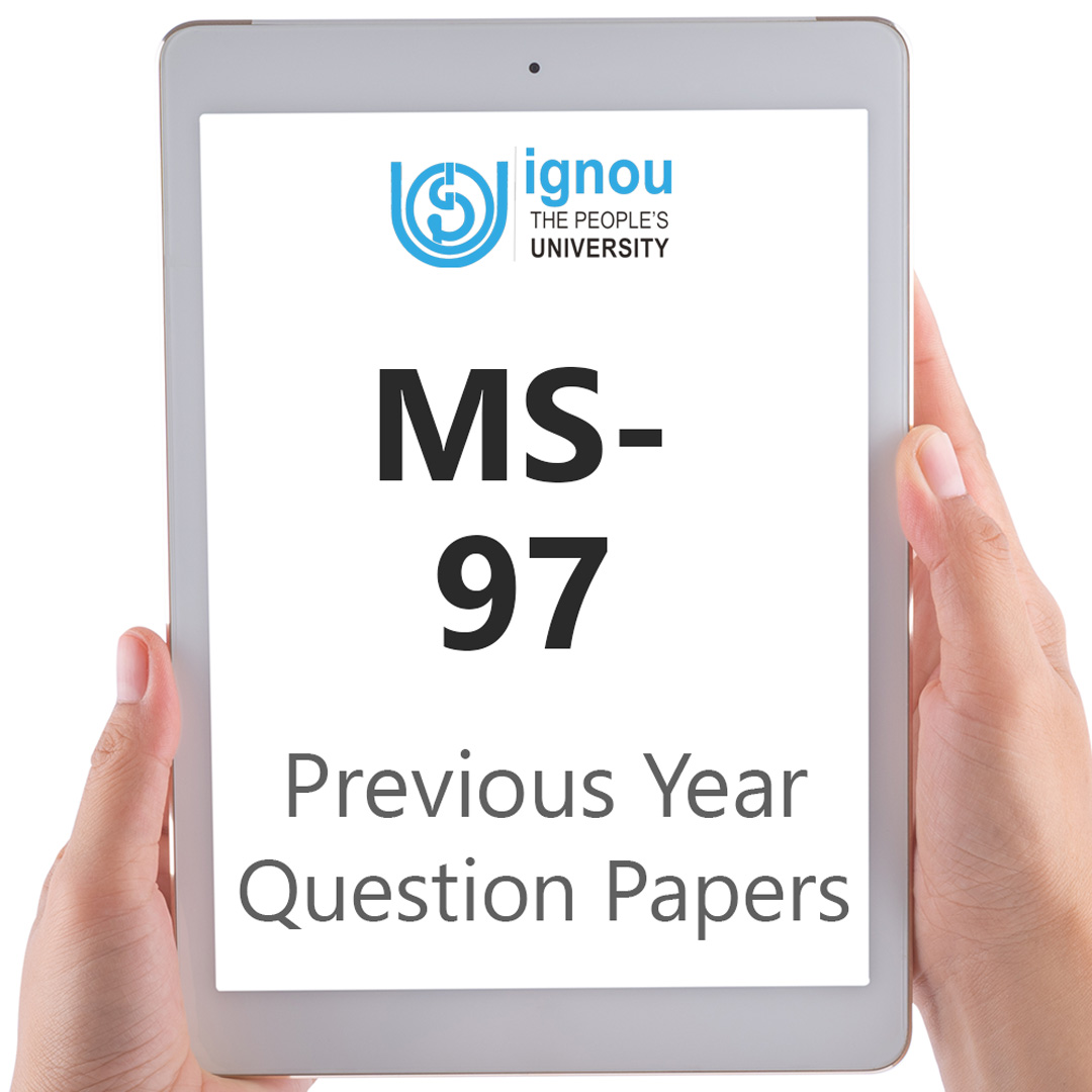IGNOU MS-97 Previous Year Exam Question Papers