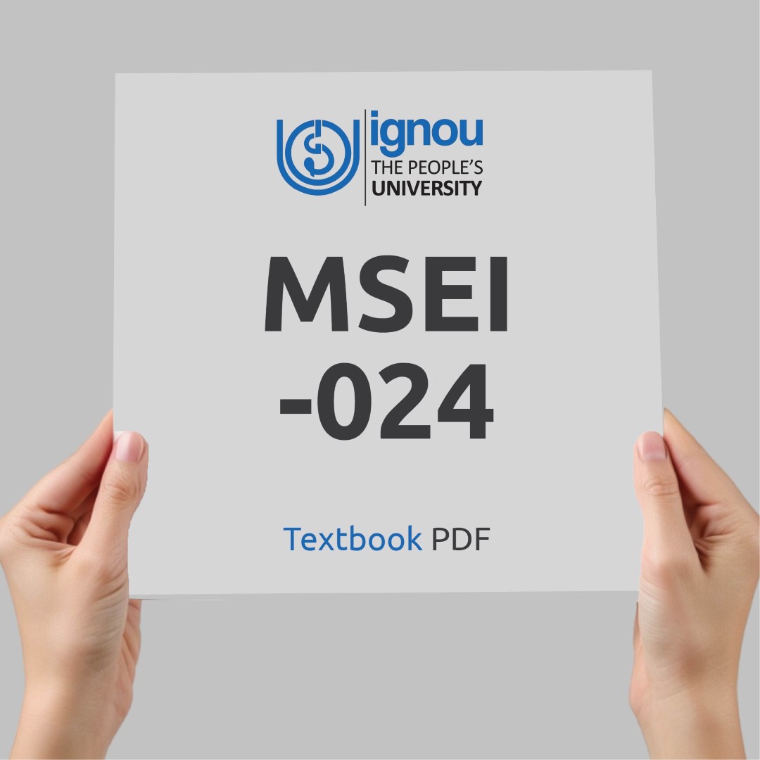 IGNOU MSEI-024 Study Material & Textbook Download