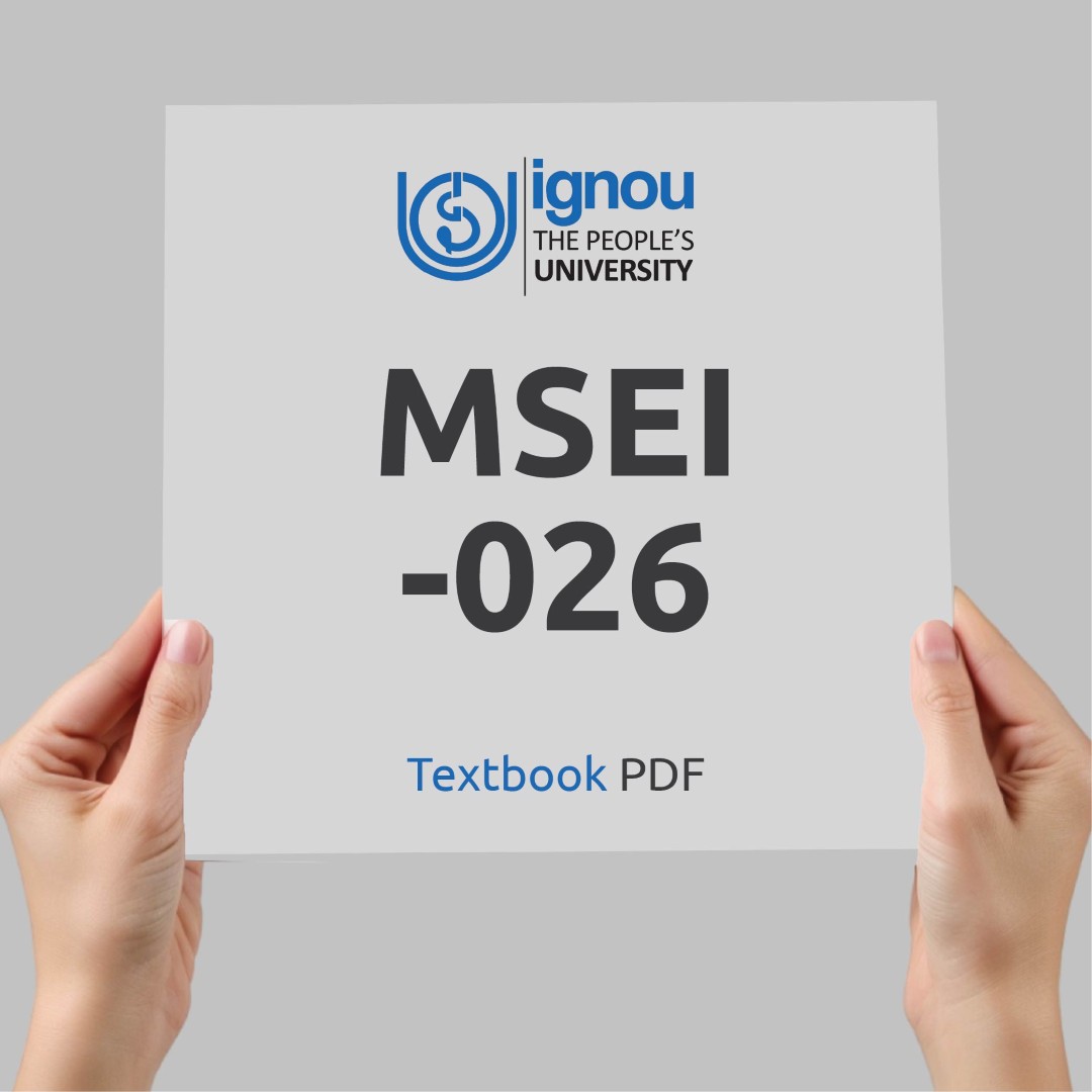 IGNOU MSEI-026 Study Material & Textbook Download