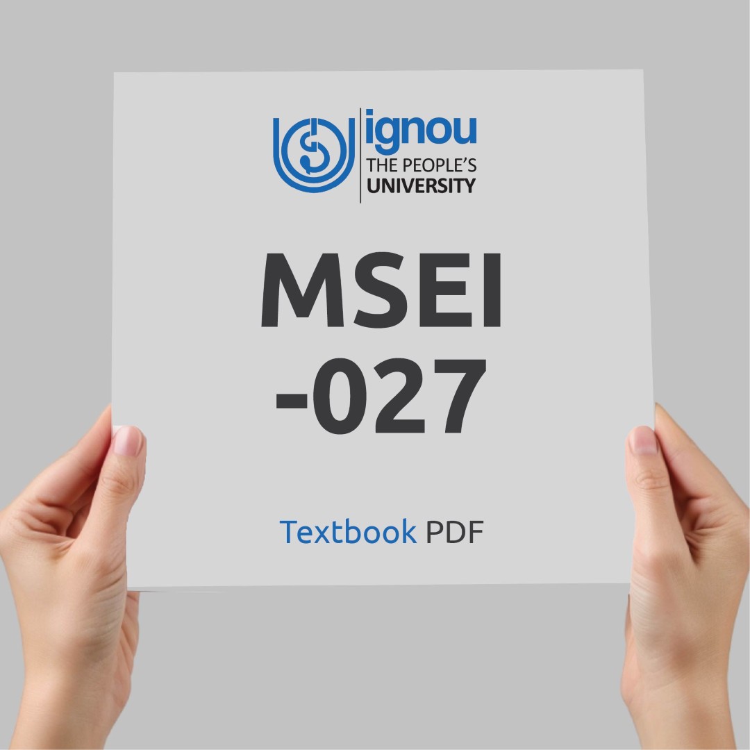 IGNOU MSEI-027 Study Material & Textbook Download