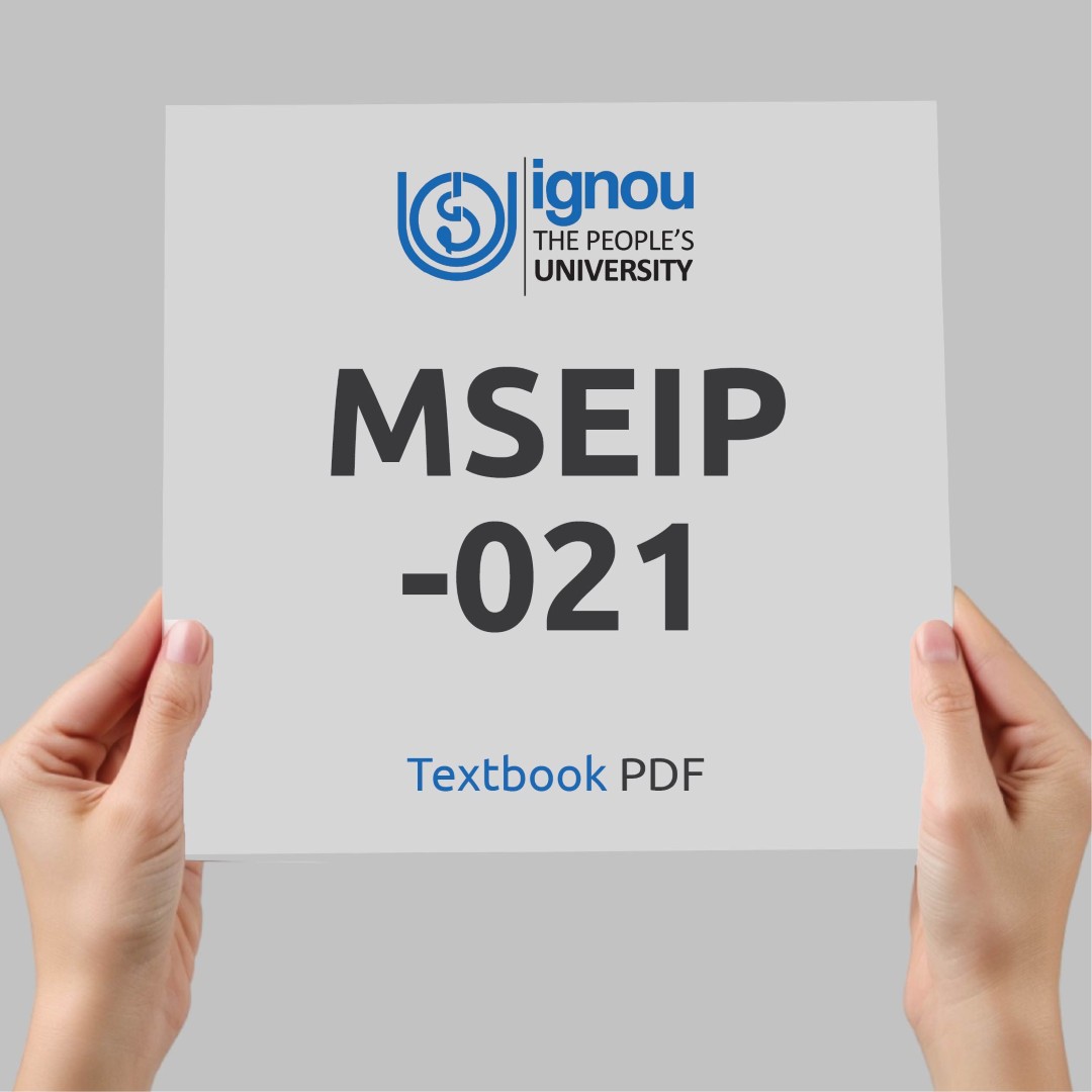 IGNOU MSEIP-021 Study Material & Textbook Download