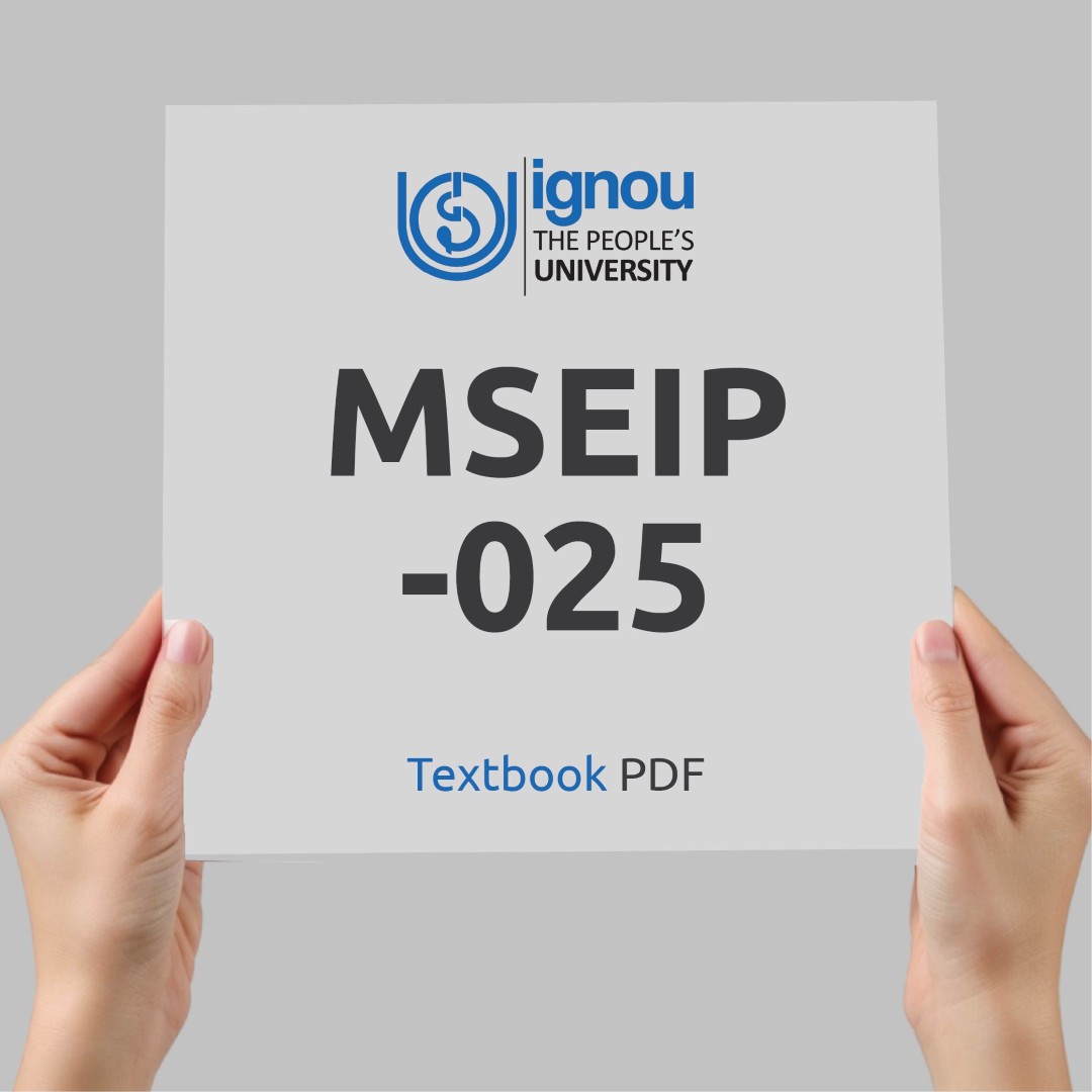 IGNOU MSEIP-025 Study Material & Textbook Download