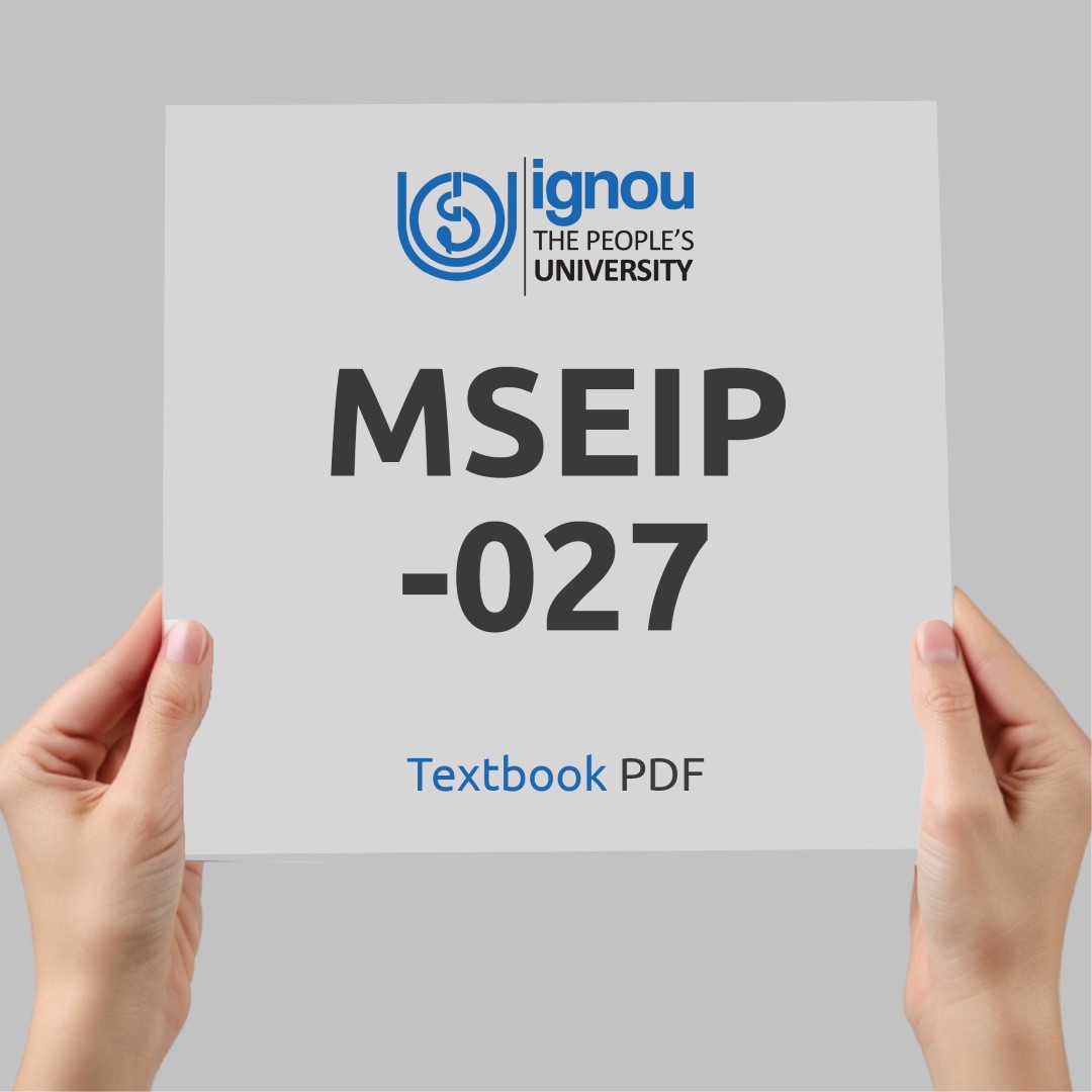 IGNOU MSEIP-027 Study Material & Textbook Download