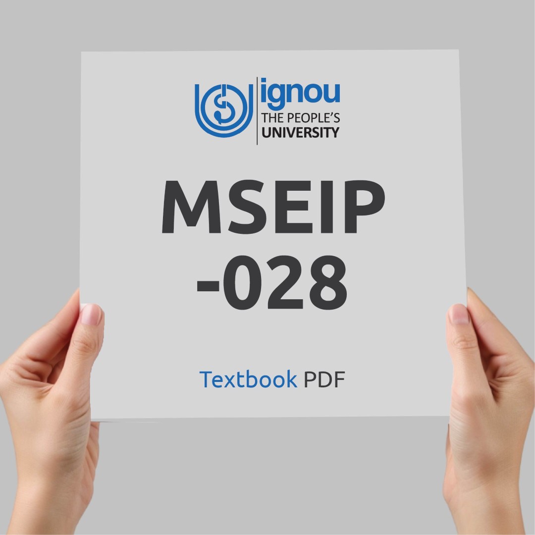 IGNOU MSEIP-028 Study Material & Textbook Download