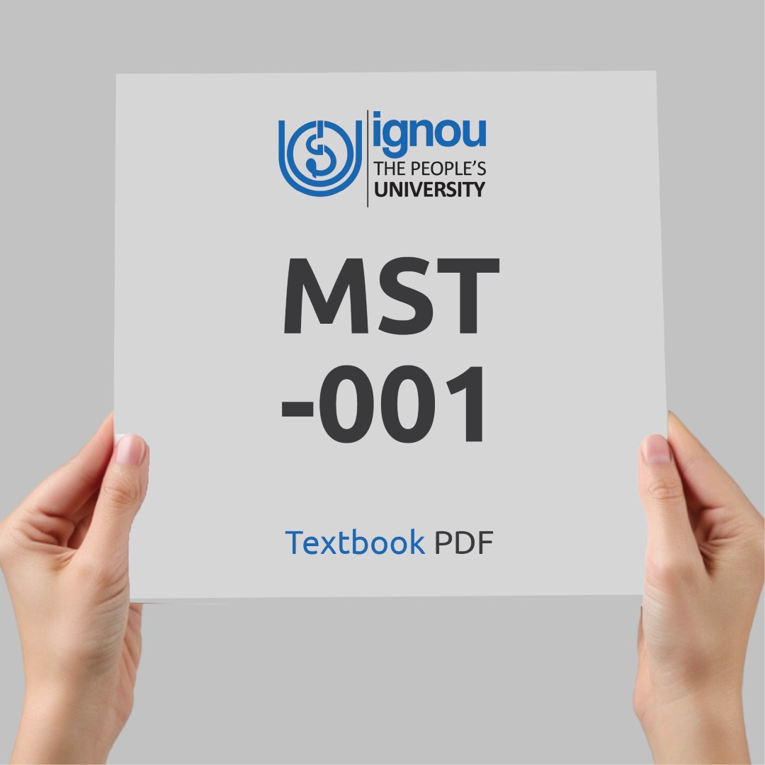 IGNOU MST-001 Study Material & Textbook Download