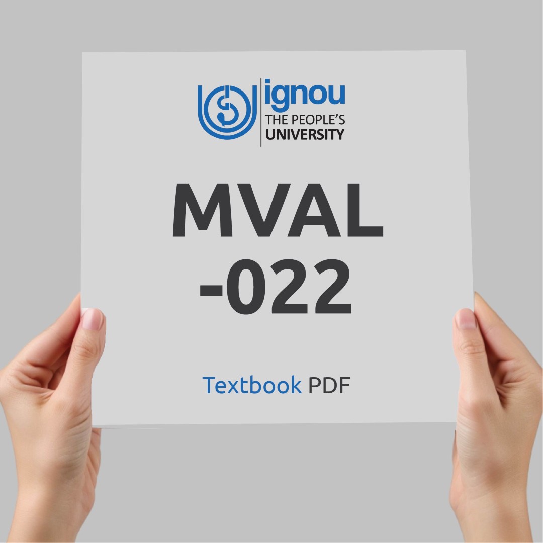 IGNOU MVAL-022 Study Material & Textbook Download