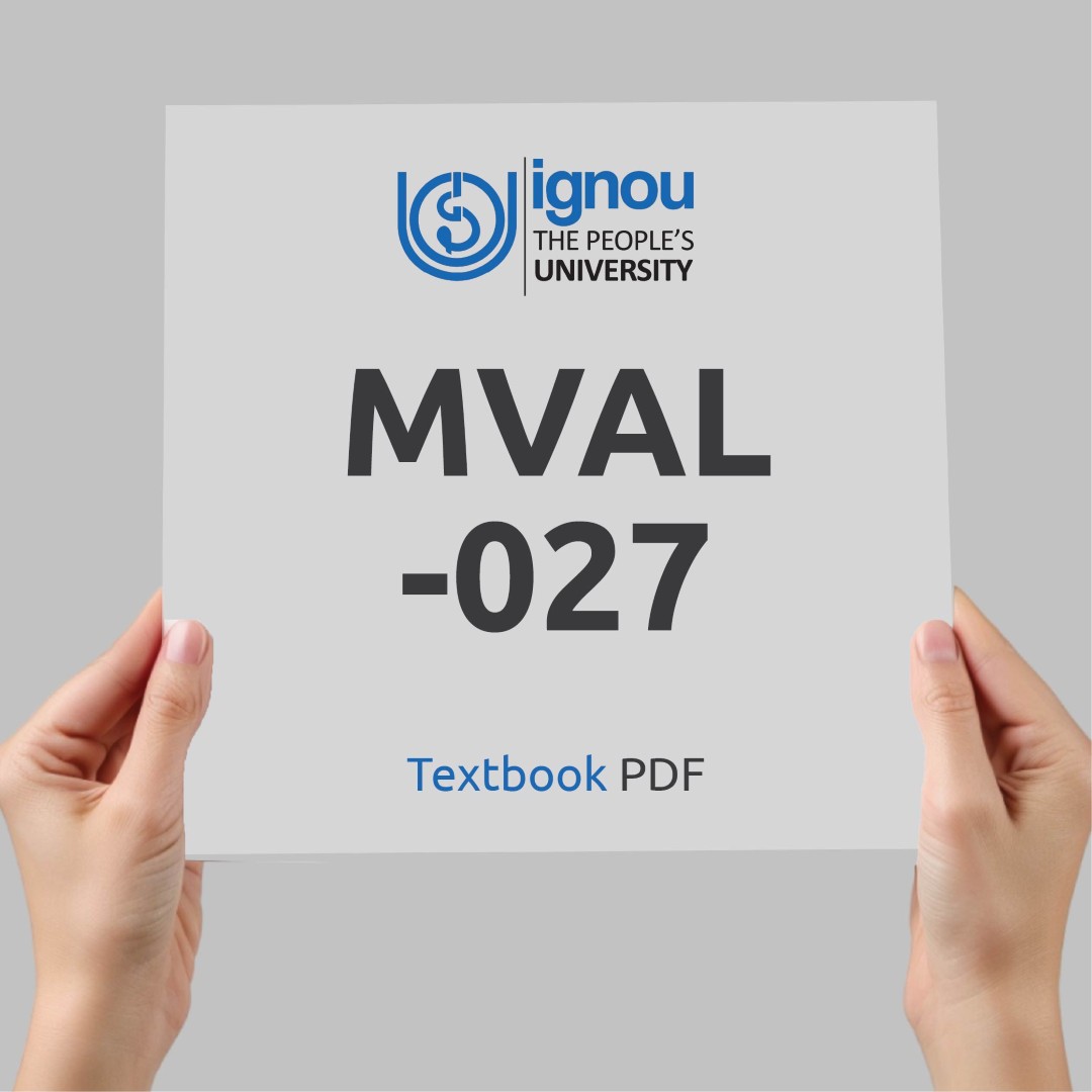 IGNOU MVAL-027 Study Material & Textbook Download