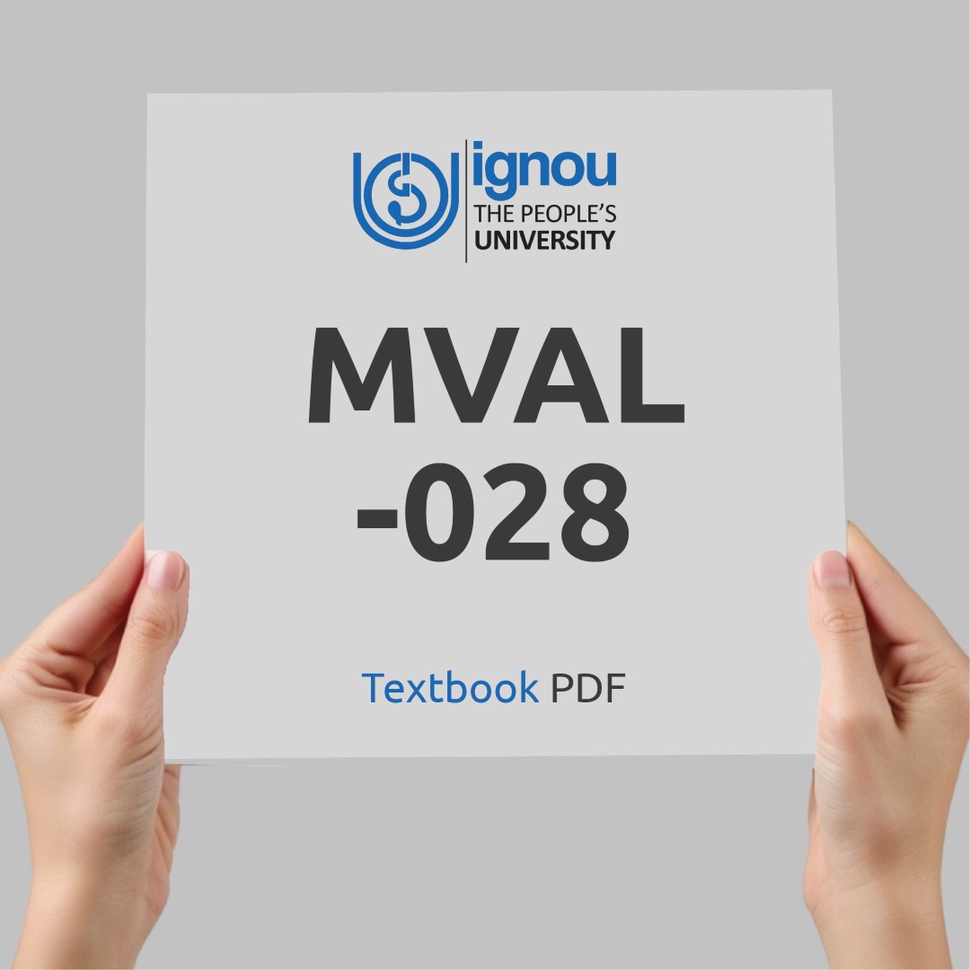 IGNOU MVAL-028 Study Material & Textbook Download