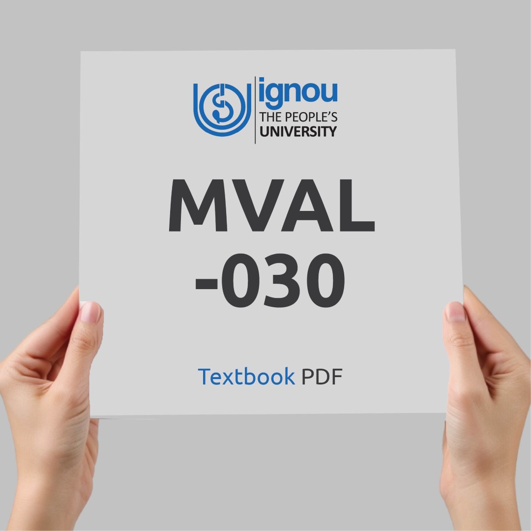 IGNOU MVAL-030 Study Material & Textbook Download