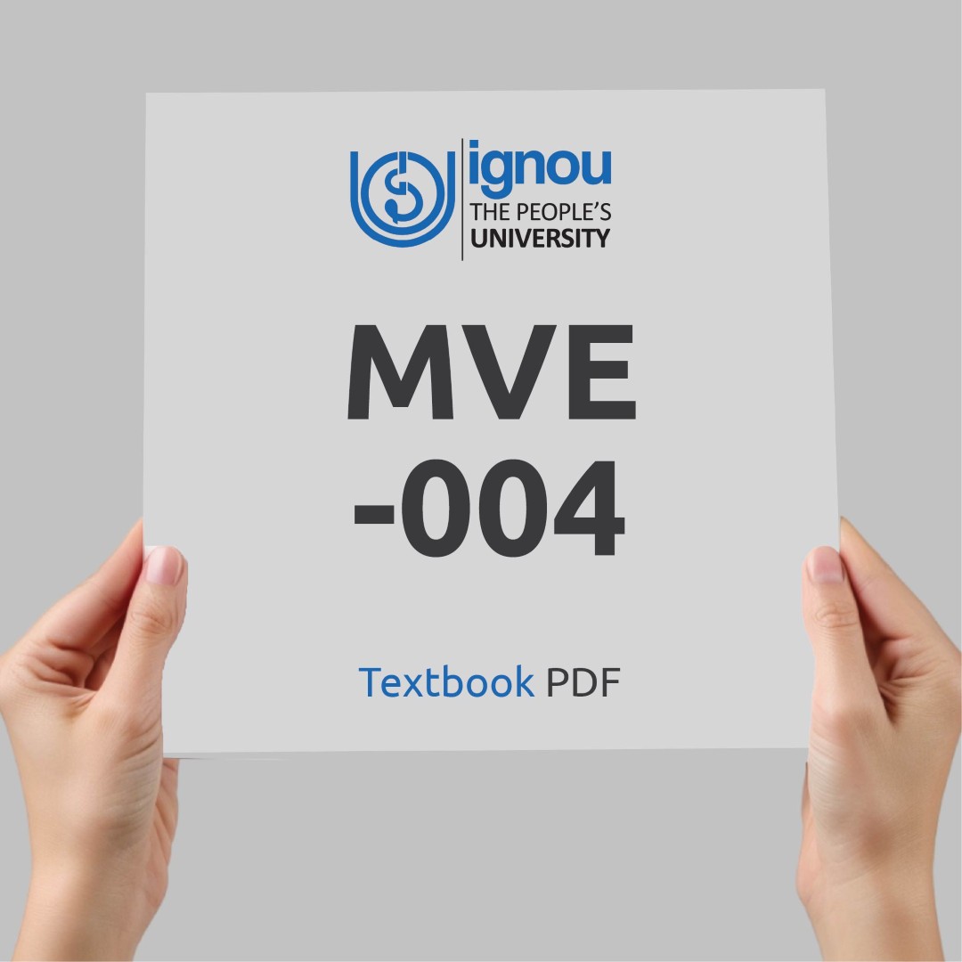 IGNOU MVE-004 Study Material & Textbook Download