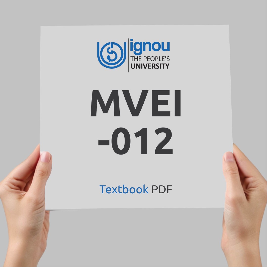 IGNOU MVEI-012 Study Material & Textbook Download