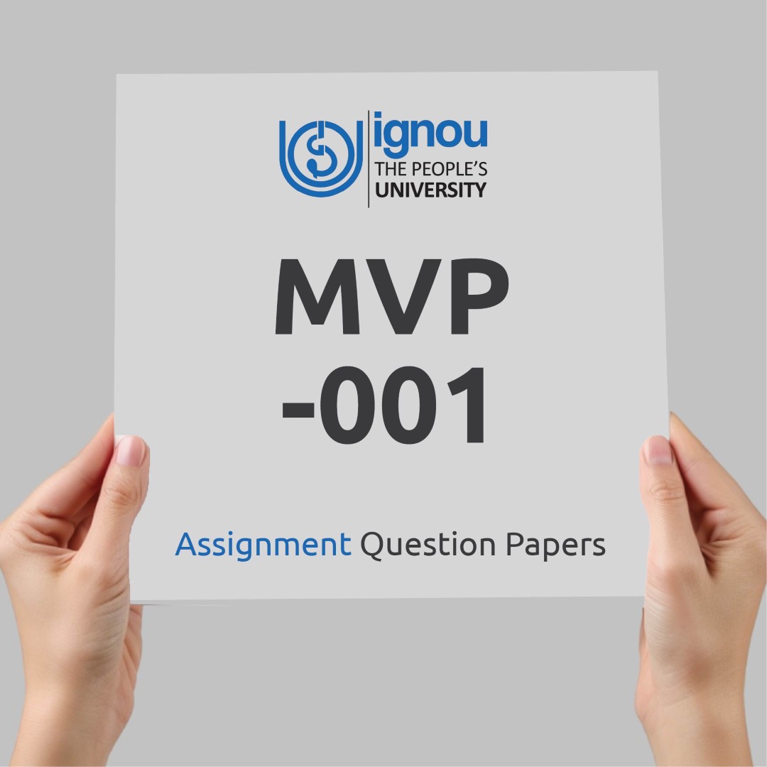 IGNOU MVP-001 Assignment Question Paper Free Download (2023-24)