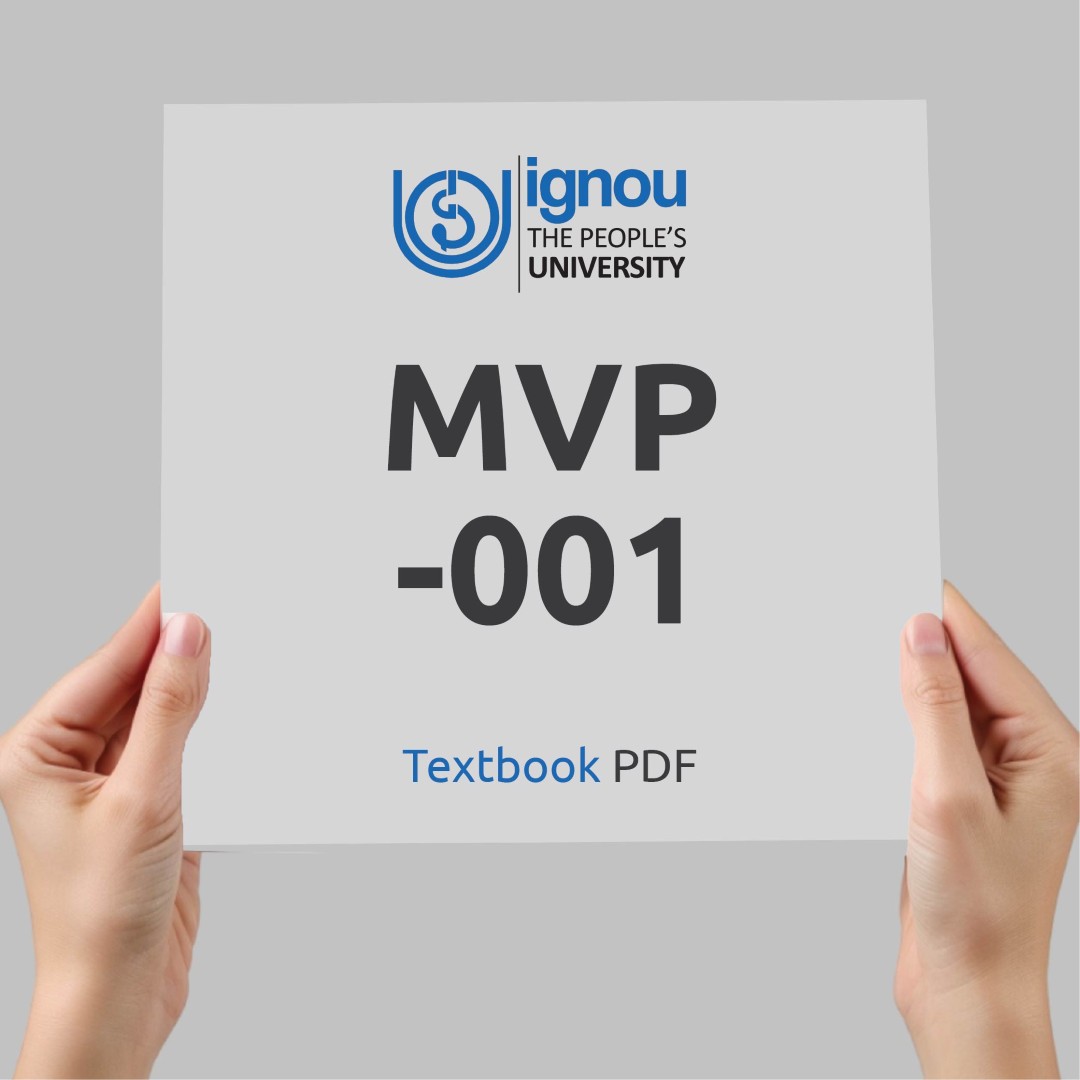IGNOU MVP-001 Study Material & Textbook Download
