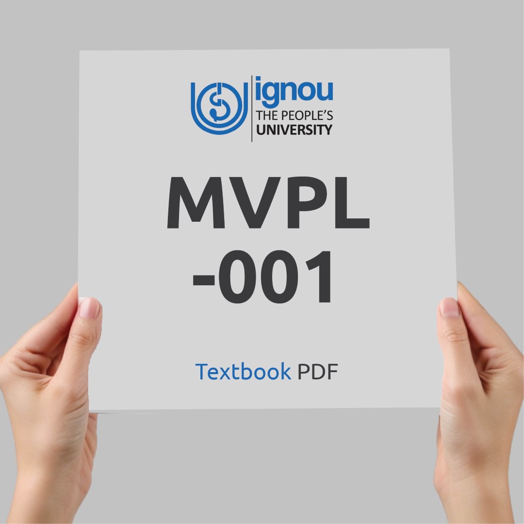 IGNOU MVPL-001 Study Material & Textbook Download